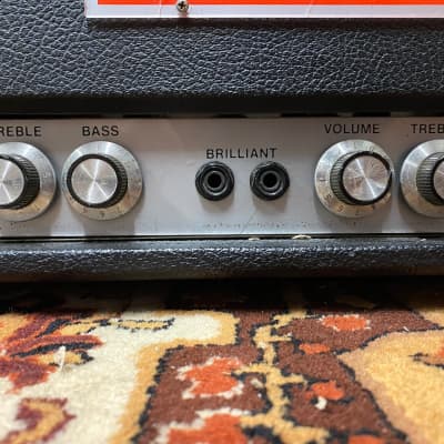 Vintage 1960s Simms Watts AP 100 100w EL34 Allen Guitar Valve Amplifier Head image 4