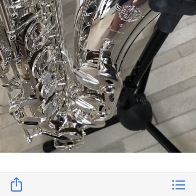 Selmer Paris 64JS Serie III Tenor Saxophone Jubilee Silver Plated image 9