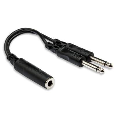 HOSA YPP-106 Y Cable 1/4 in TSF to Dual 1/4 in TS image 4