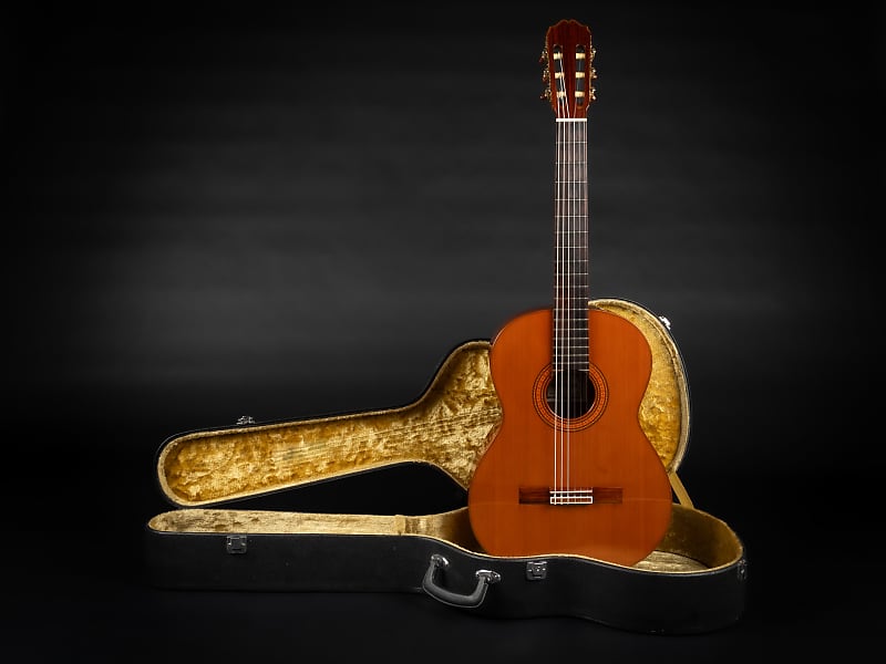 1988 Asturias AST60 - Natural | Vintage Japan Handmade Classical Guitar Cedar Rosewood | Case image 1