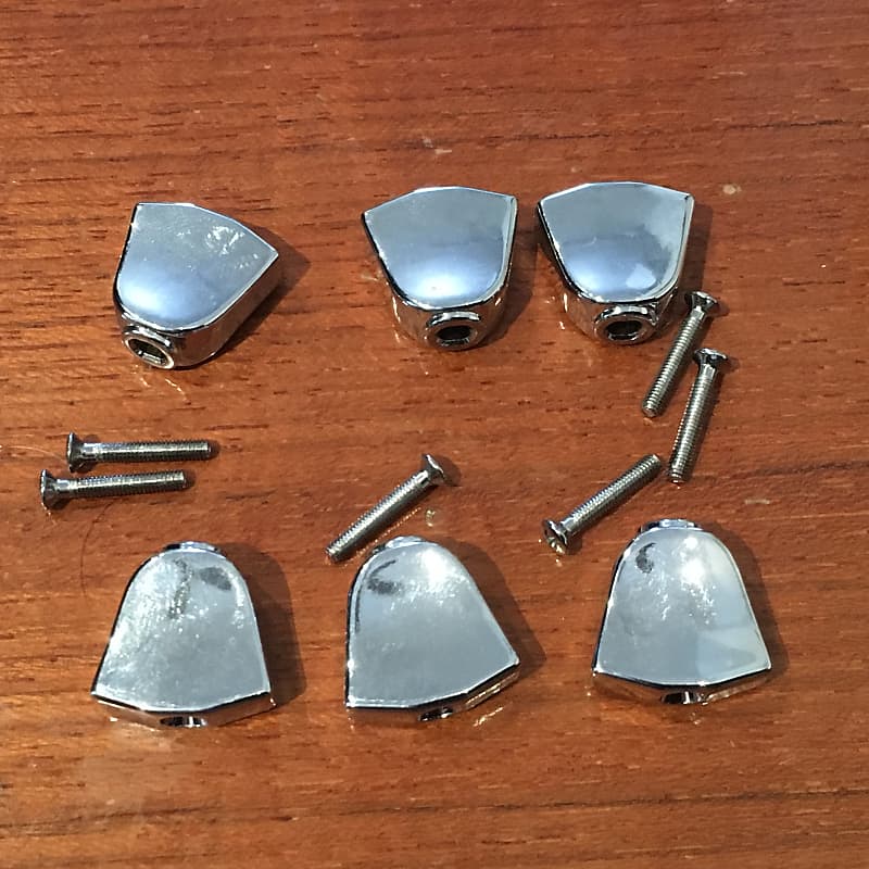 Grover Tulip tuner buttons (set of 6) Chrome Reverb
