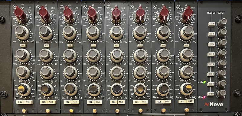 NEVE 1084 Full Rack - 8 Modules with 5U NEVE Rack | Reverb