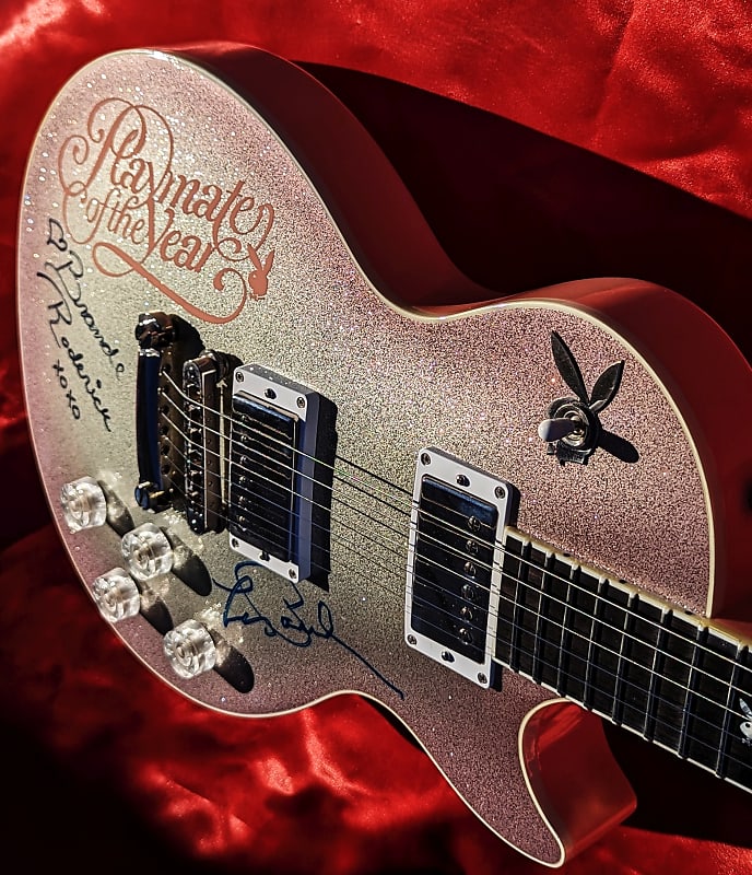 2000 Gibson Les Paul Millennial  Playmate of the Year - PROTOTYPE - Signed by Les Paul and Playmate Brande Roderick image 1