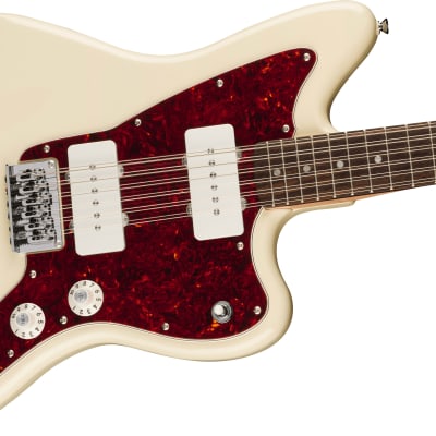 SQUIER - Paranormal Jazzmaster XII  Laurel Fingerboard  Tortoiseshell Pickguard  Olympic White - 0377051505 image 4