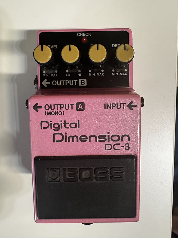 Boss DC-3 Digital Dimension (Blue Label) 1988 - 1989 - Pink image 1