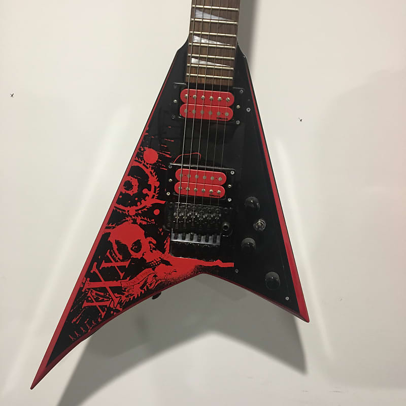 Ultra Rare Jackson RR5FR 30th Anniversary Edition Red on Black 5