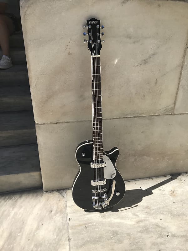 Gretsch G5260T Electromatic Jet Baritone with Bigsby 2020 - Present Jet Black image 1