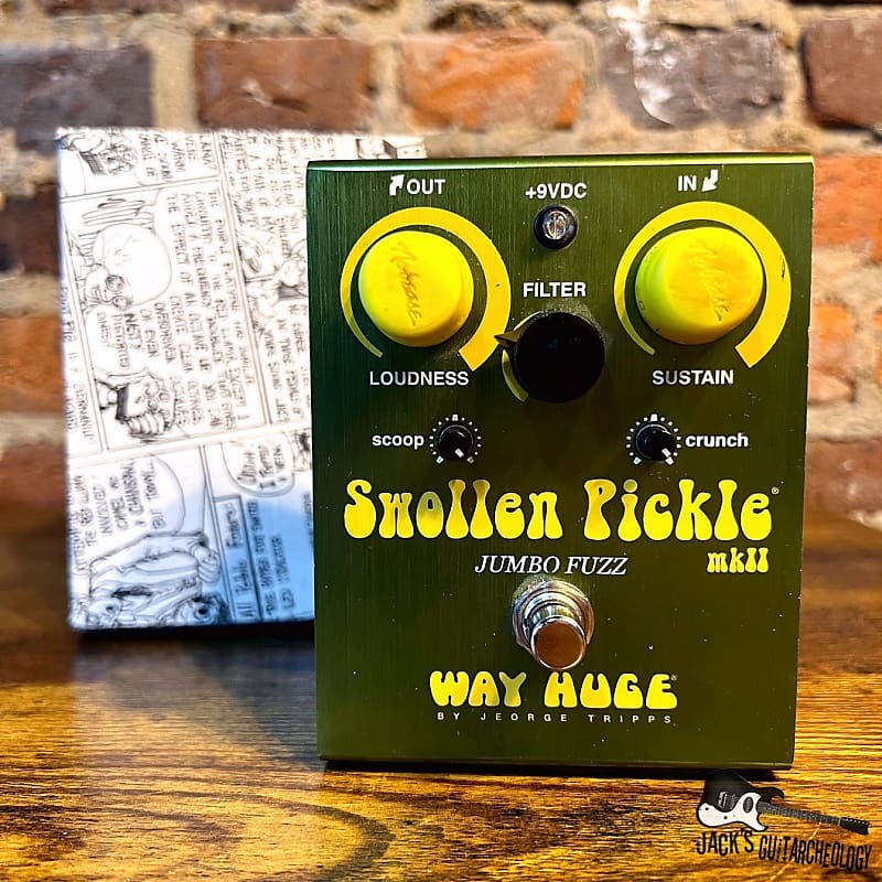 Way Huge Swollen Pickle MK.II Fuzz Pedal w/ Box (2010s - Green)