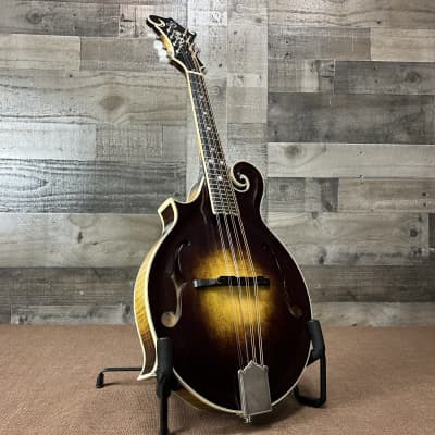 Darrell Sheppard Custom Left-Handed F5-Style Acoustic-Electric Mandolin W/Calton HSC - Burst image 2