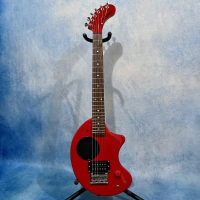 Fernandes ZO-3 mini travel guitar 2000s Red W/Gigbag image 4