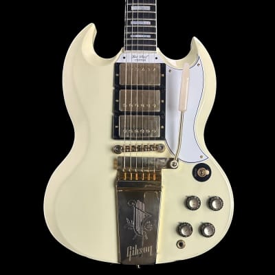 Used 2021 Gibson Custom Shop 1961 SG Custom Polaris White w/case TSU13133 image 3