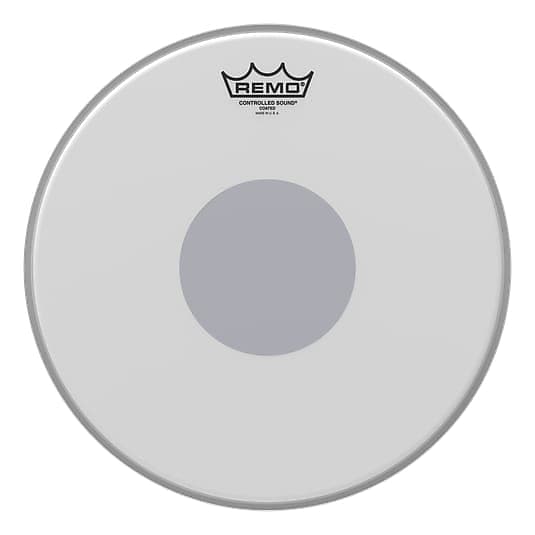Remo Controlled Sound Coated Black Dot Drumhead (13") image 1