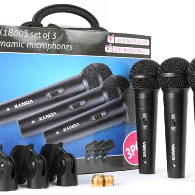 VONYX VX1800S Set (3) Dynamic Microphone image 3