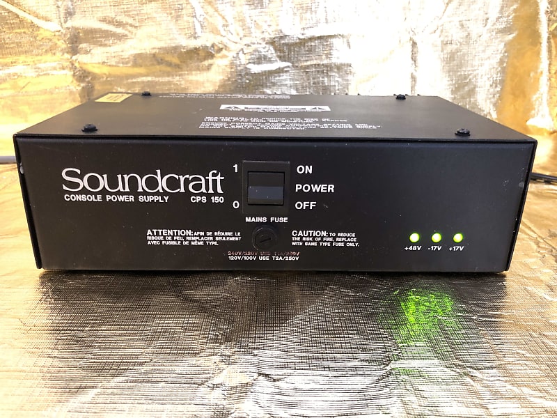 Soundcraft CPS 150 Power Supply Tested Working ⭐ | Reverb