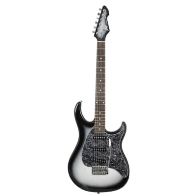 Peavey Raptor® Custom Electric Guitar with Single Coil Pickups and Tremolo - Silverburst for sale