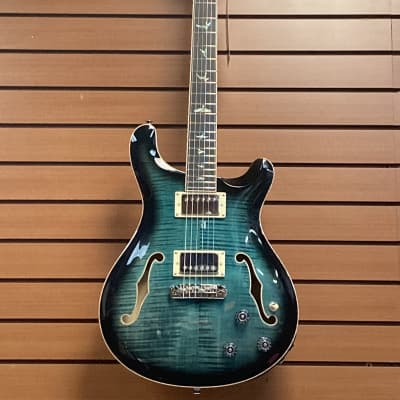prs se hollowbody Ⅱ Prs SE Hollowbody II Piezo - peacock blue burst Semi-hollow