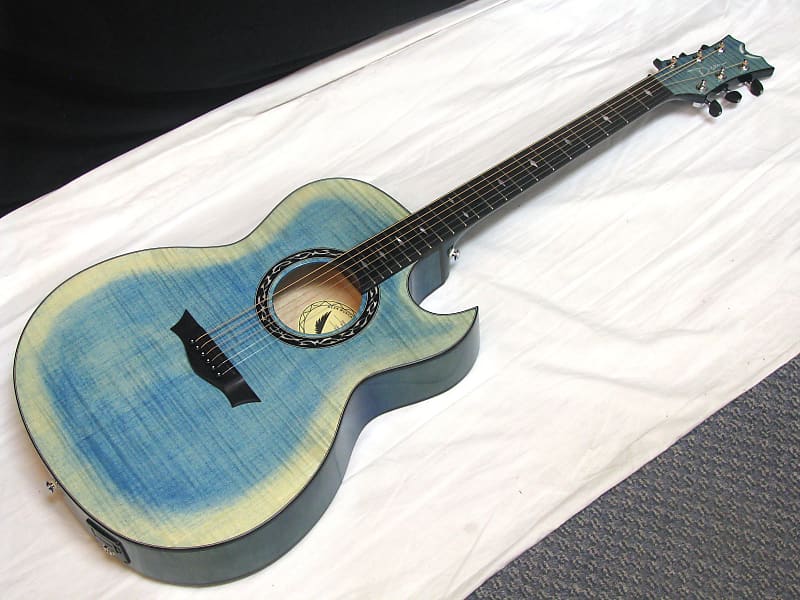 Dean Exhibition Koa Acoustic-Electric Guitar Natural – Ground Zero