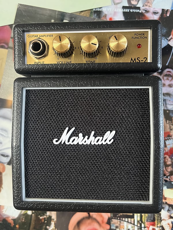 Marshall MS-2 Mini Guitar Amplifier (Black) 