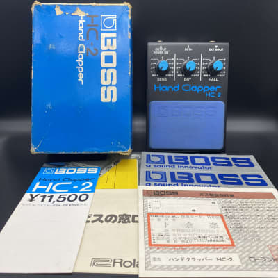 Boss HC-2 ハンドクラッパー 1980年代  ブラック ブルー Boss HC-2 ハンドクラッパー 1980年代 ブラック ブルー - メルカリ