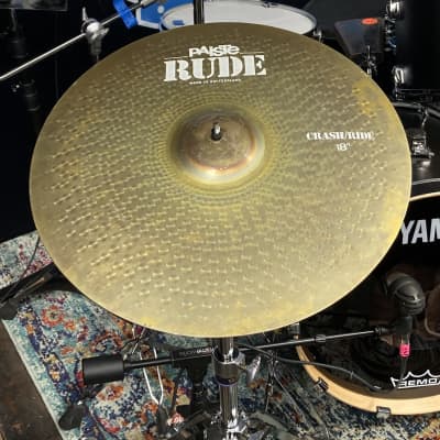 David Garibaldi's Tower of Power, Paiste 18" Rude Series Crash/Ride Cymbal, 1650g 1982 image 3