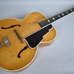 Vega  C-56 Original Vintage Blond Archtop Hollowbody Acoustic Guitar 1940s Blond image 1