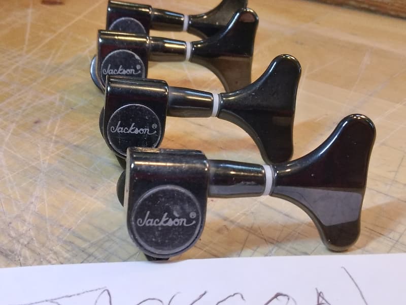 Jackson 4 In Line Bass Guitar Tuning Machine Heads 2010s Reverb