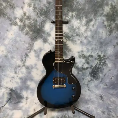 2008 Maestro Les Paul Jr Blueburst Pro Setup New Strings image 1