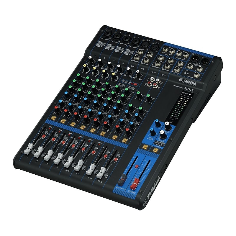yamaha MG12 12-Channel Pro Audio Mixing Console image 1