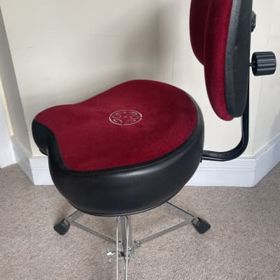 Roc N Soc Drum Throne with Backrest Red image 3