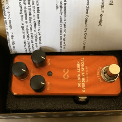 One Control Golden Acorn Overdrive Special | Reverb
