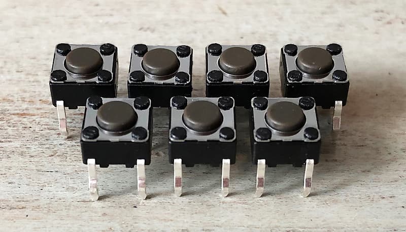 Line 6 M9 Stompbox Modeler Foot Switch Replacements - Set Of 7 - Internal  M-9 Tactile Switches