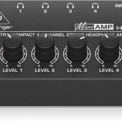 Behringer ha400 microamp 4 channel stereo headphone amplifier hot sale