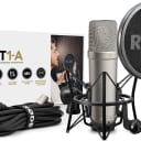 Rode NT1-A Studio Cardioid Condenser Microphone w/ Pop-Filter, XLR Cable & Shock-Mount