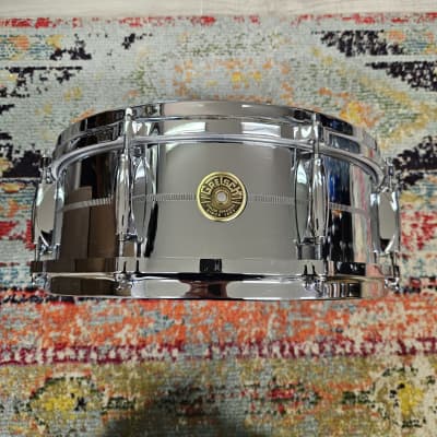 Gretsch G4160 Chrome Over Brass 14x5" 8-Lug Snare Drum image 2