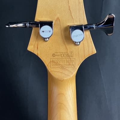 Schecter C-4 Plus 4-String Bass Guitar Quilted Ocean Blue Burst image 10