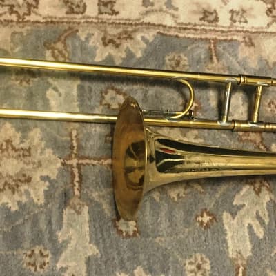 HISTORIC 1920 F.E. OLDS TROMBONE FAMOUSLY OWNED: " THE HARMONIAN " USED IN 1920-30'S BEN SELVEN ORCHESTRA EXCELLENT TECH. SERVICED W/ORG. CASE / ELKHORN MPC image 15