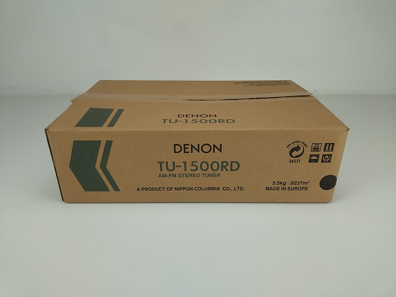Denon TU-1500RD AM-FM Stereo Tuner in original box in mint condition  			
