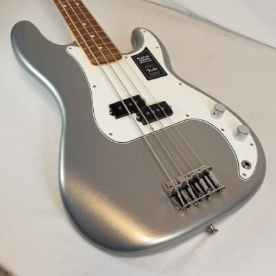 Fender Player Precision Bass, Pau Ferro FB, Discontinued Silver Finish! image 5