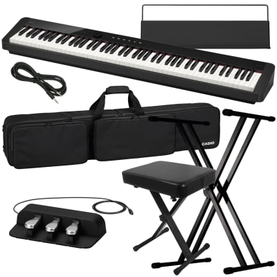 Casio Privia PX-S1100 Digital Piano - Black STAGE ESSENTIALS BUNDLE