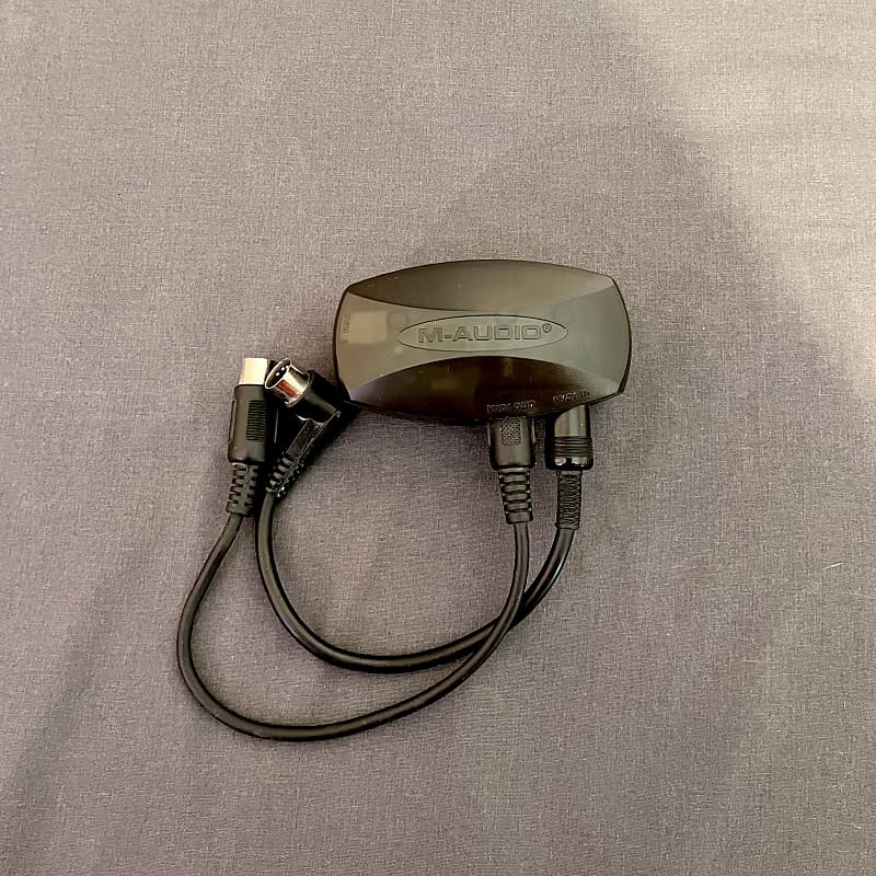 MAudio MidiSport 1x1 USB MIDI Interface 2010s Black Reverb