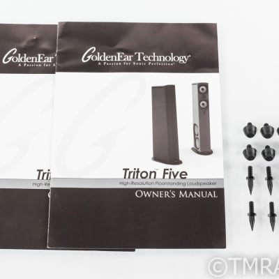 GoldenEar Triton Five Floorstanding Speakers; Triton 5; Black Pair image 10