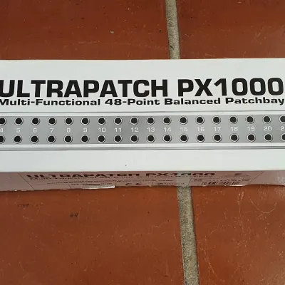 Behringer Ultrapatch PX1000 Multi-Functional 48-Point Balanced Patchbay 2004 Black image 2