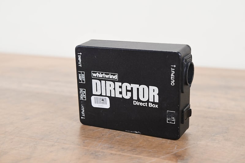 Whirlwind Director 1channel Passive Direct Box (church Reverb