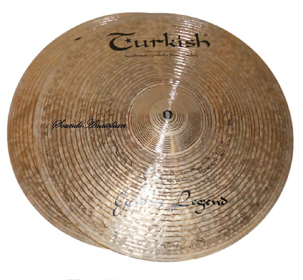 Turkish Cymbals 14" Custom Series Golden Legend Hi-Hat GL-H14 (Pair) image 1