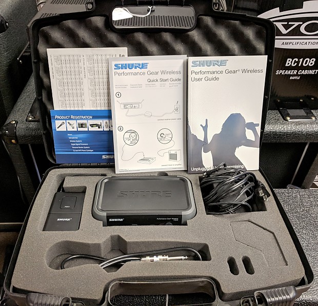 Shure PGX ワイヤレスシステムセット(PGX4/PGX1) Shure PGX ワイヤレスシステムセット(PGX4/PGX1) 配信機器・PA