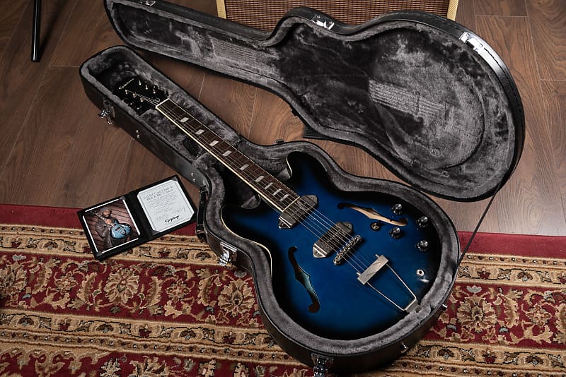 Epiphone gary clark jr blak deals & blu casino for sale