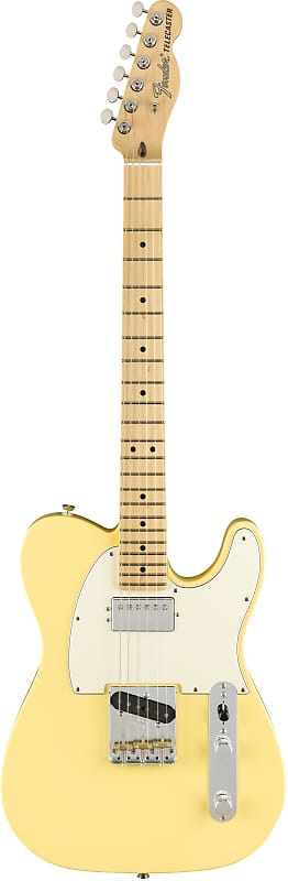 Fender American Performer Telecaster Hum, Maple - Vintage White image 1