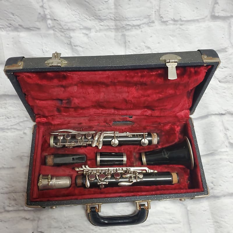 Vintage Normandy Plateau Wood Bb in Bundy Case Reverb