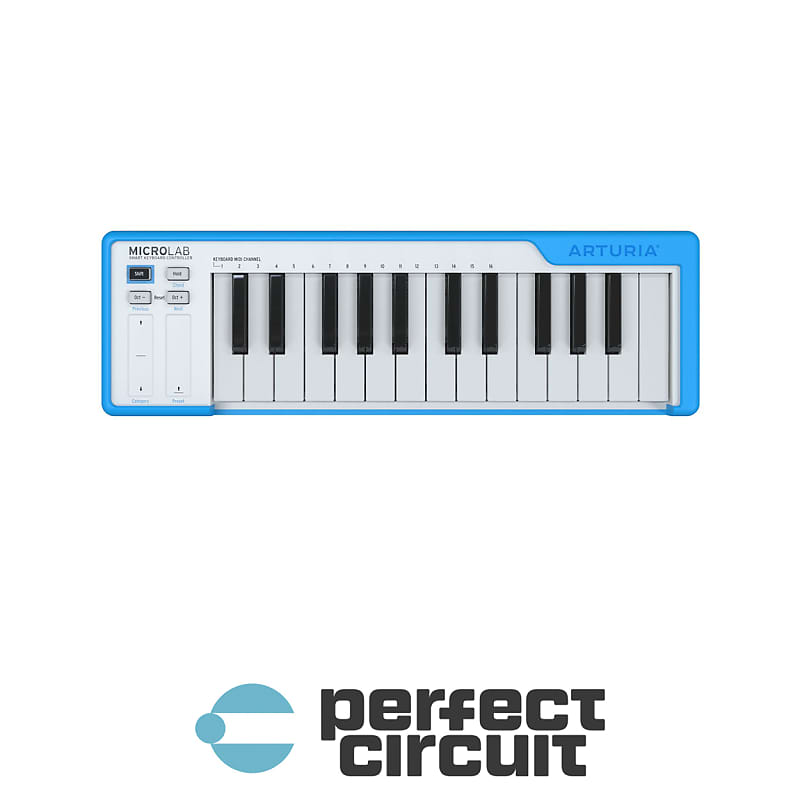 Arturia Microlab MIDI Keyboard (Blue) image 1