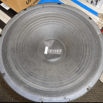 Eminence 15" 6.3 ohm speaker AS IS (dented cone) 55-760 image 1